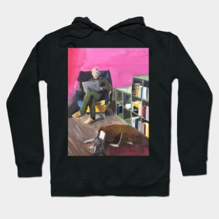 Man and Greyhound Hoodie